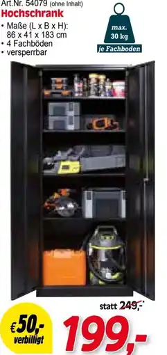 Zgonc Art.Nr. 54079 (ohne Inhalt) Hochschrank Angebot