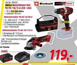 Zgonc Art.Nr. 99332 Akku-Maschinen Set TE-TK 18/2 Li (CD +AG) Angebot