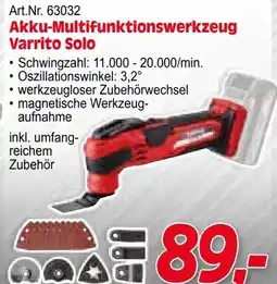 Zgonc Art.Nr. 63032 Akku-Multifunktionswerkzeug Varrito Solo Angebot