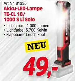 Zgonc Art.Nr. 81335 Akku-LED-Lampe TE-CL 18/ Angebot