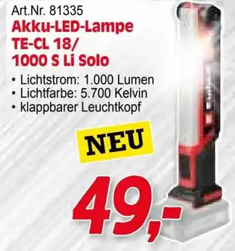 Zgonc Art.Nr. 81335 Akku-LED-Lampe TE-CL 18/ Angebot