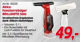 Zgonc Art.Nr. 65235 Akku- Fensterreiniger BRILLIANTO Solo Angebot
