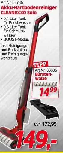 Zgonc Art.Nr. 66735 Akku-Hartbodenreiniger CLEANEXXO Solo Angebot
