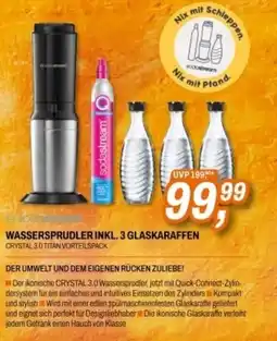 Expert Wassersprudler inkl. 3 glaskaraffen Angebot