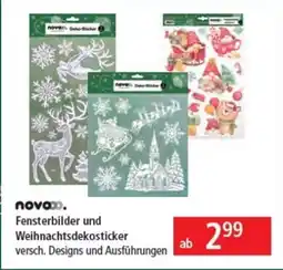 Pagro Diskont Fensterbilder und Weihnachtsdekosticker Angebot