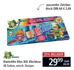 Pagro Diskont Buntstifte 48er XXL Blechbox Angebot