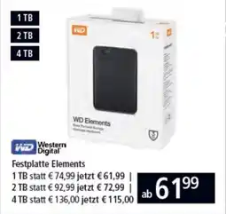 Pagro Diskont Festplatte Elements Angebot