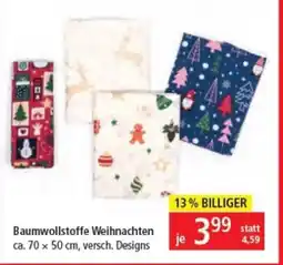 Pagro Diskont Baumwollstoffe Weihnachten Angebot