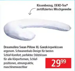 Pagro Diskont Dreamolino Swan Pillow XL Ganzkörperkissen Angebot