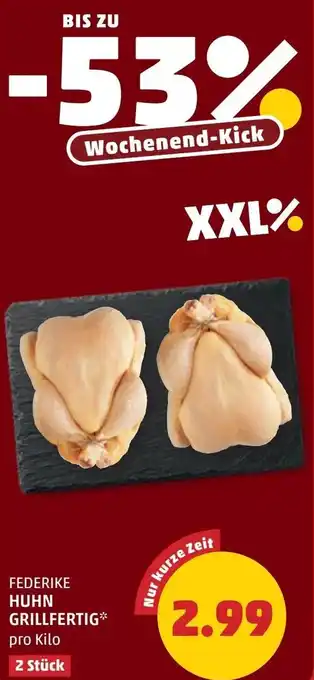 Federike huhn grillfertig