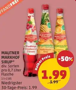 PENNY Mautner markhof sirup Angebot