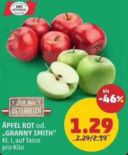 PENNY Äpfel rot od. ,,granny smith" Angebot