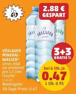 PENNY Vöslauer mineral- wasser Angebot