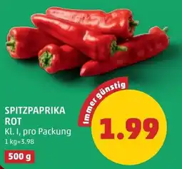 PENNY Spitzpaprika rot Angebot