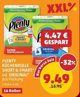 PENNY Plenty küchenrolle short & smart Angebot