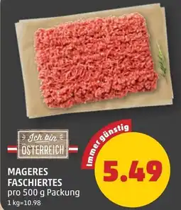 PENNY Mageres faschiertes Angebot