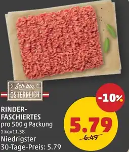 PENNY Rinder- faschiertes Angebot