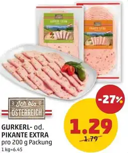 PENNY Gurkerl- od. pikante extra Angebot