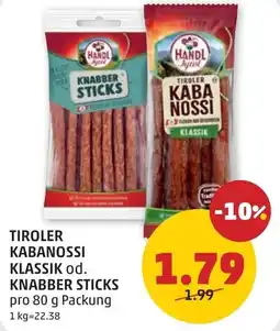 PENNY Tiroler kabanossi klassik Angebot