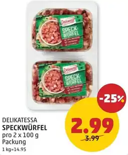 PENNY Delikatessa speckwürfel Angebot