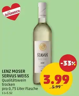 PENNY Lenz moser servus weiss Angebot