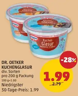 PENNY Dr. oetker kuchenglasur Angebot