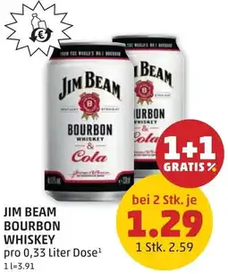 PENNY Jim beam bourbon whiskey Angebot