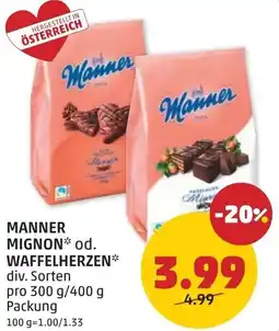 PENNY Manner mignon Angebot