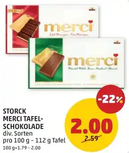 PENNY Storck merci tafel- schokolade Angebot
