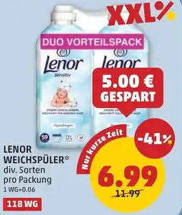 PENNY Lenor weichspüler Angebot