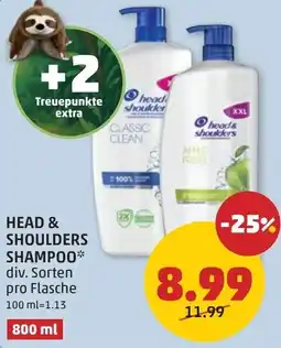 PENNY Head & shoulders shampoo Angebot