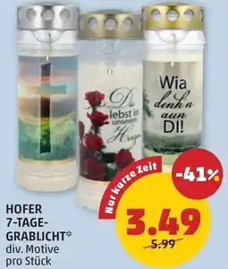 PENNY Hofer 7-tage- grablicht Angebot