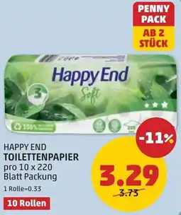 PENNY Happy end toilettenpapier Angebot