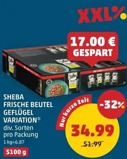 PENNY Sheba frische beutel geflügel Angebot