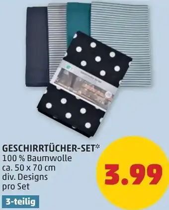 PENNY Geschirrtücher-set Angebot
