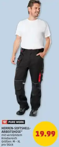 PENNY Herren-softshell- arbeitshose Angebot