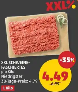 PENNY Xxl schweine- faschiertes Angebot