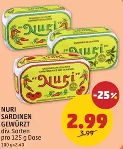 PENNY Nuri sardinen gewürzt Angebot
