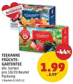 PENNY Teekanne früchte- gartentee Angebot