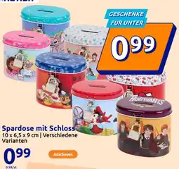 Action Spardose mit Schloss Angebot
