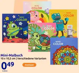 Action Mini-Malbuch Angebot