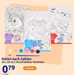 Action Malen nach Zahlen Angebot