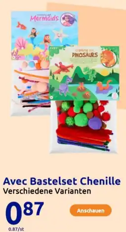 Action Avec Bastelset Chenille Angebot