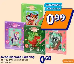 Action Avec Diamond Painting Angebot