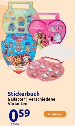 Action Stickerbuch Angebot