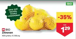 MPreis Bio zitronen Angebot