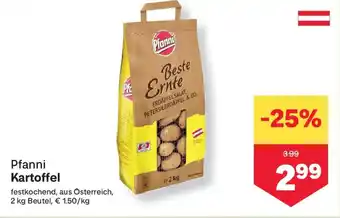 MPreis Pfanni kartoffel Angebot