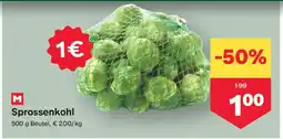 MPreis Sprossenkohl Angebot