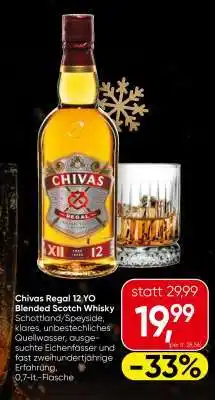 Spar Chivas Regal 12 YO Blended Scotch Whisky Angebot