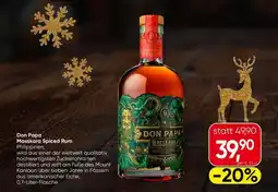 Spar Don Papa Masskara Spiced Rum Angebot